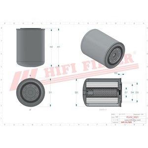 SH62171 FILTR HYDRAULICZNY - zdjęcie 2