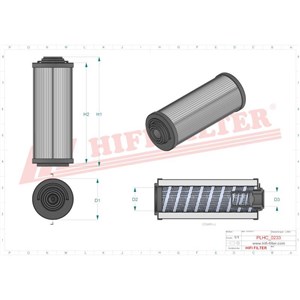 SH63306 FILTR HYDRAULICZNY