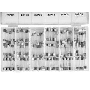 KPL. BEZPIECZNIKI SZKLANE 5-30 120SZT.KD 1302