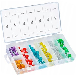 Bezpieczniki samochodowe 140szt. 3-30A KD1301