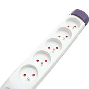 PRZEDŁUŻACZ 5X Z UZIEM. Z WYŁ . 5,0M KD 4014 KRAFT